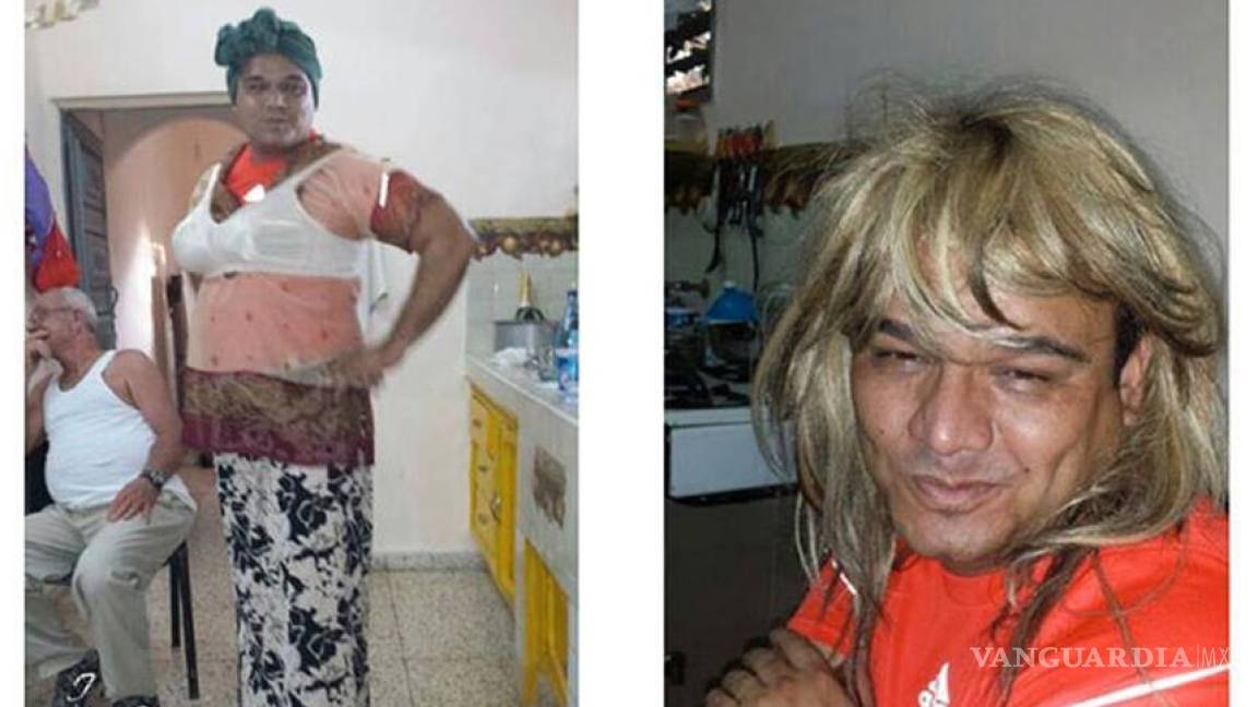 Difunden fotos de líder del PAN de Campeche vestido de mujer