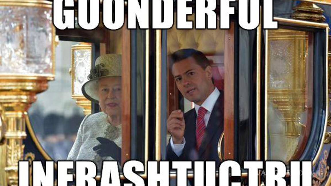 Inundan las redes de memes de Peña Nieto en su visita a Londres