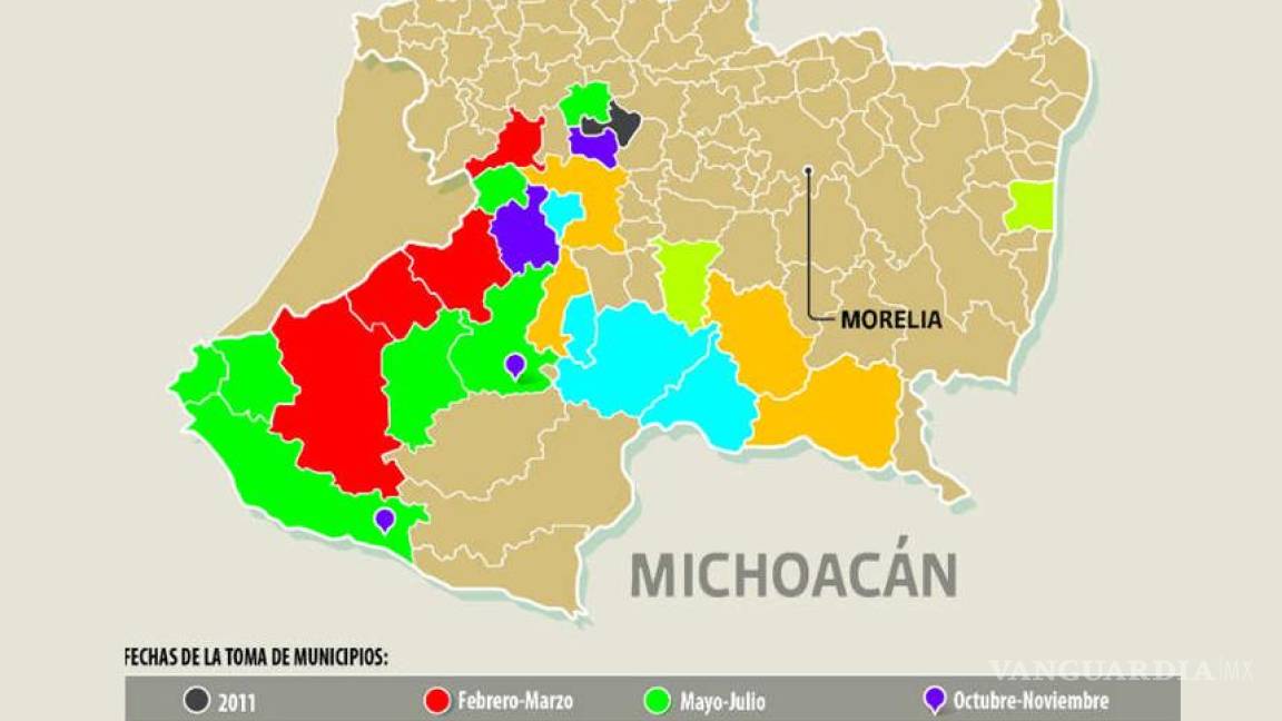 Autodefensas se extenderán a todo el estado de Michoacán