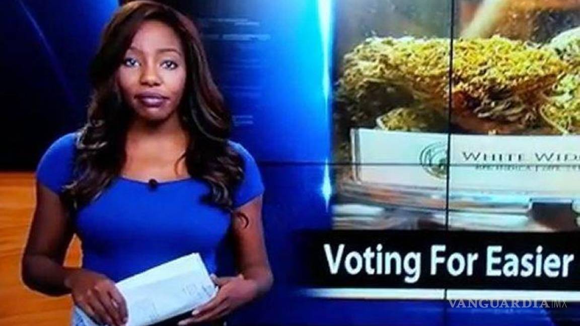 Presentadora de TV renuncia en vivo para dedicarse a negocio de mariguana