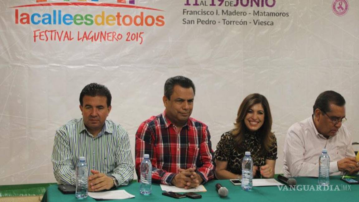 Anuncian festival La Calle es de todos en Torreón