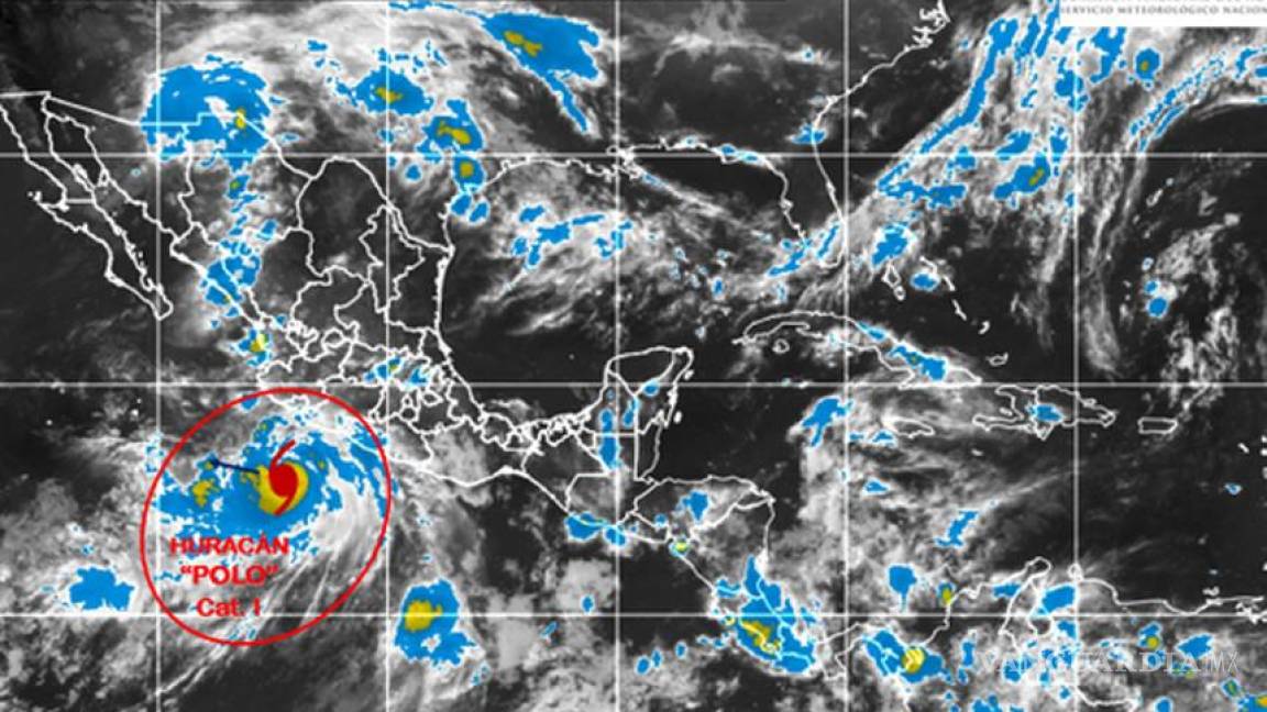 'Polo' se intensifica a huracán categoría 1