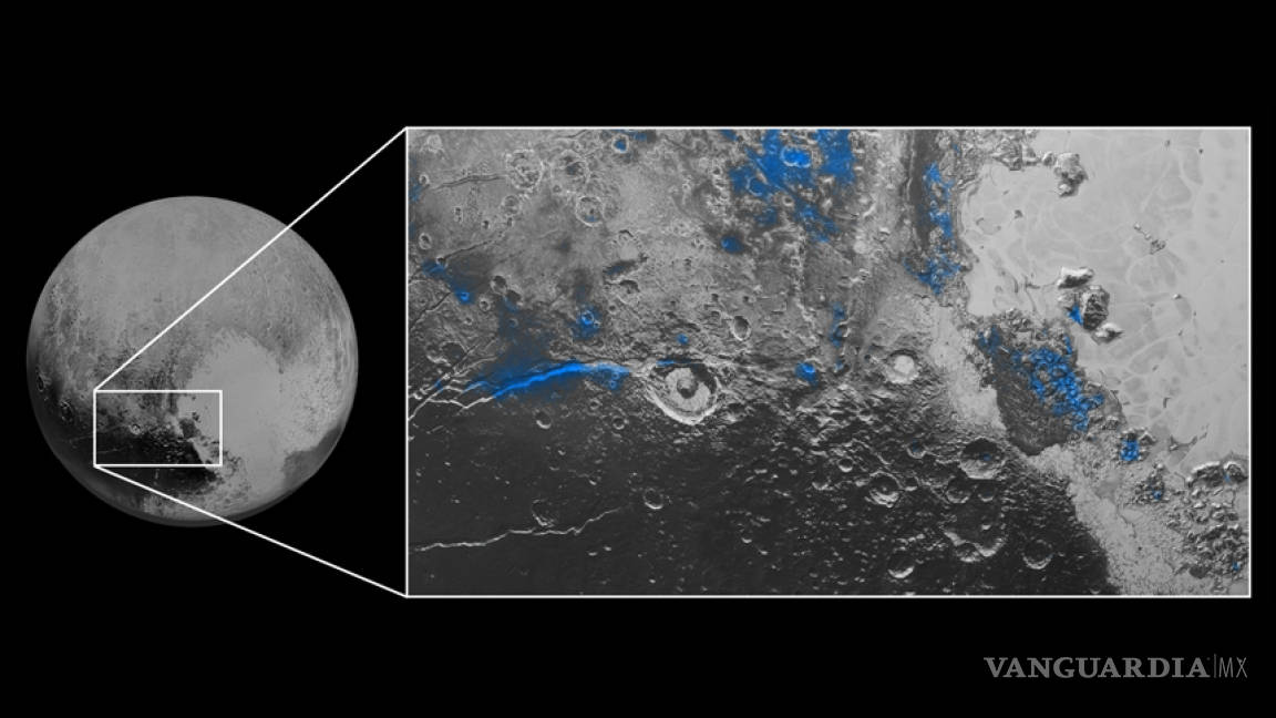 Plutón tiene cielo azul y agua, revela NASA