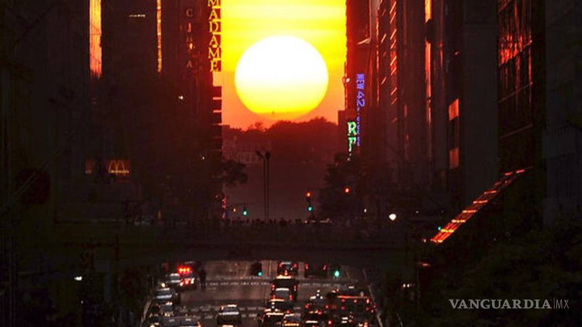 Aguarda NY fenómeno solar llamado 'Manhattanhenge'