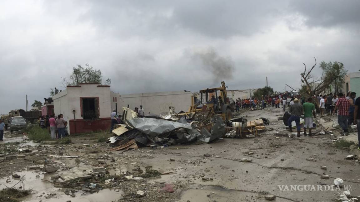 Vehículos dañados por el tornado en Acuña tienen que ser dados de baja
