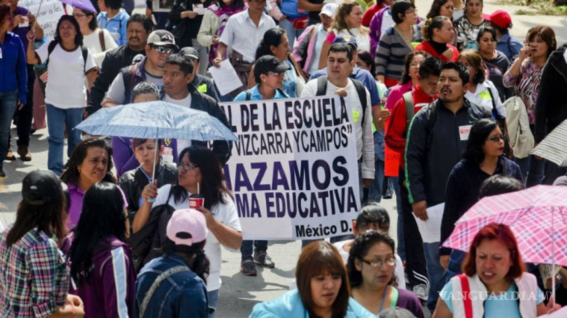 La CNTE busca huelga nacional, crea frente de lucha