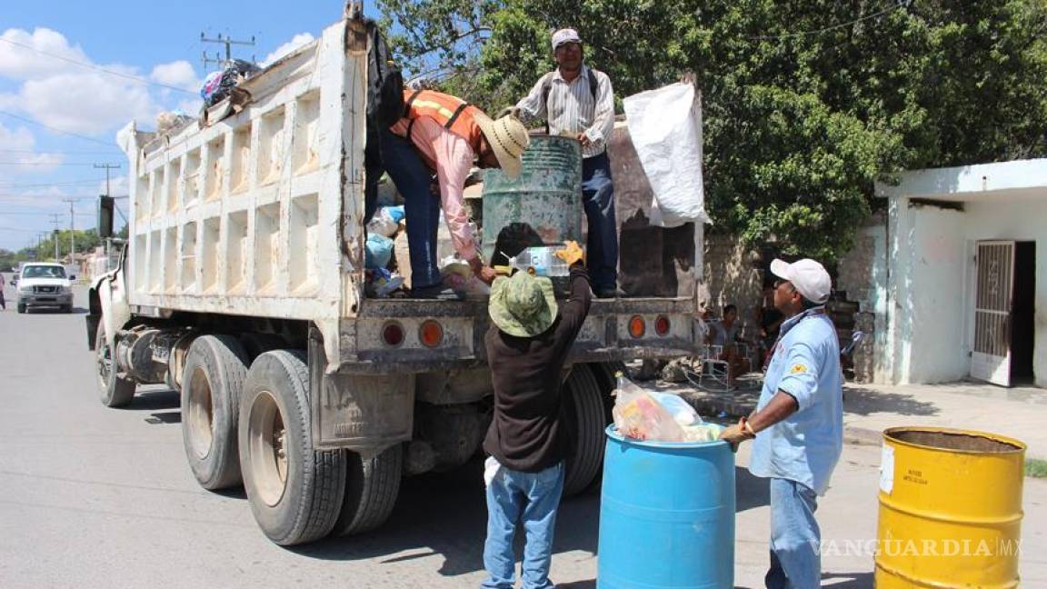 Aplican en Sabinas plan emergente de recolección de basura