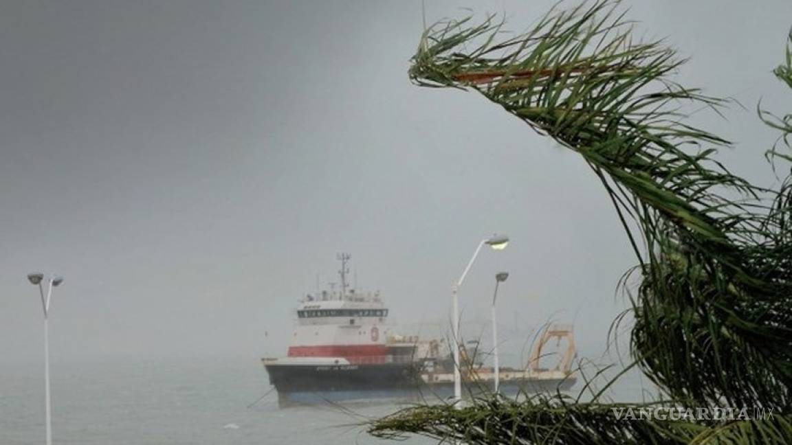 Vientos obligan cierre de puertos marítimos en Campeche