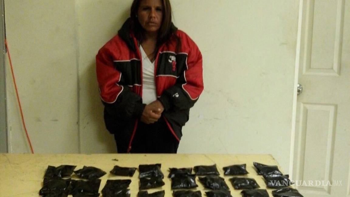 GATE detiene a mujer con marihuana