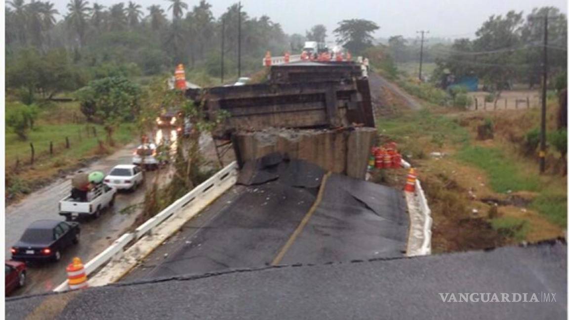 Colapsa Puente En Tecpan De Galeana Tras Sismo