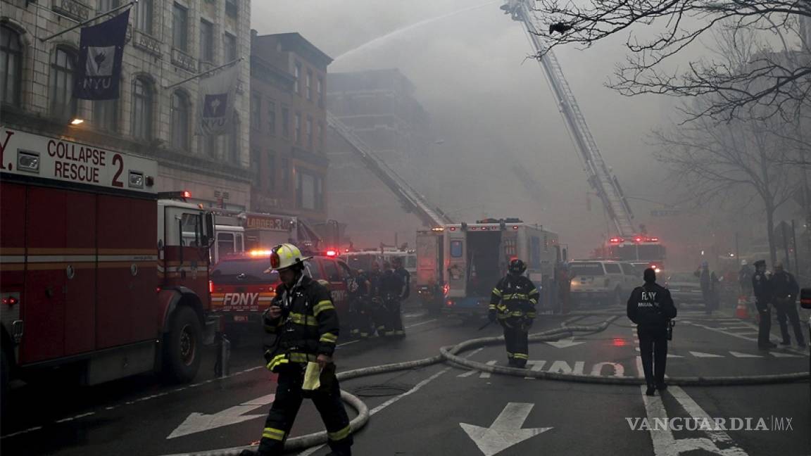 Explosión e incendio dejan 19 lesionados en Nueva York