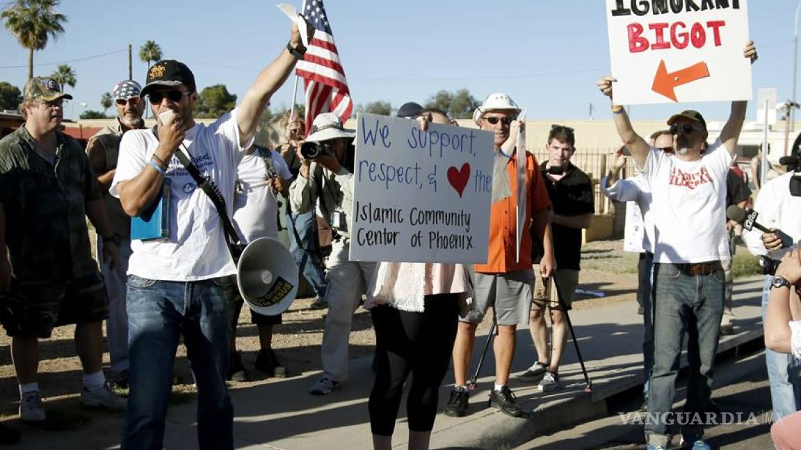 Protestan en Arizona contra islam