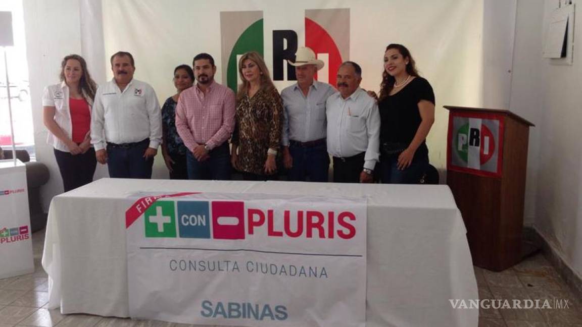Necesita 4 mil 500 firmas el PRI en Sabinas en Más con menos pluris