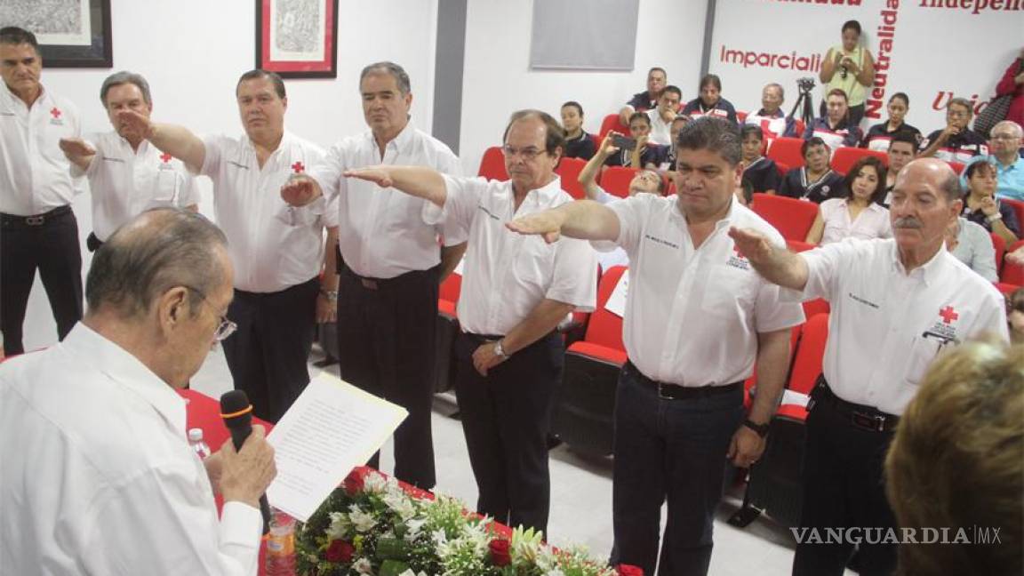 Alcalde de Torreón toma protesta como consejero de Cruz Roja