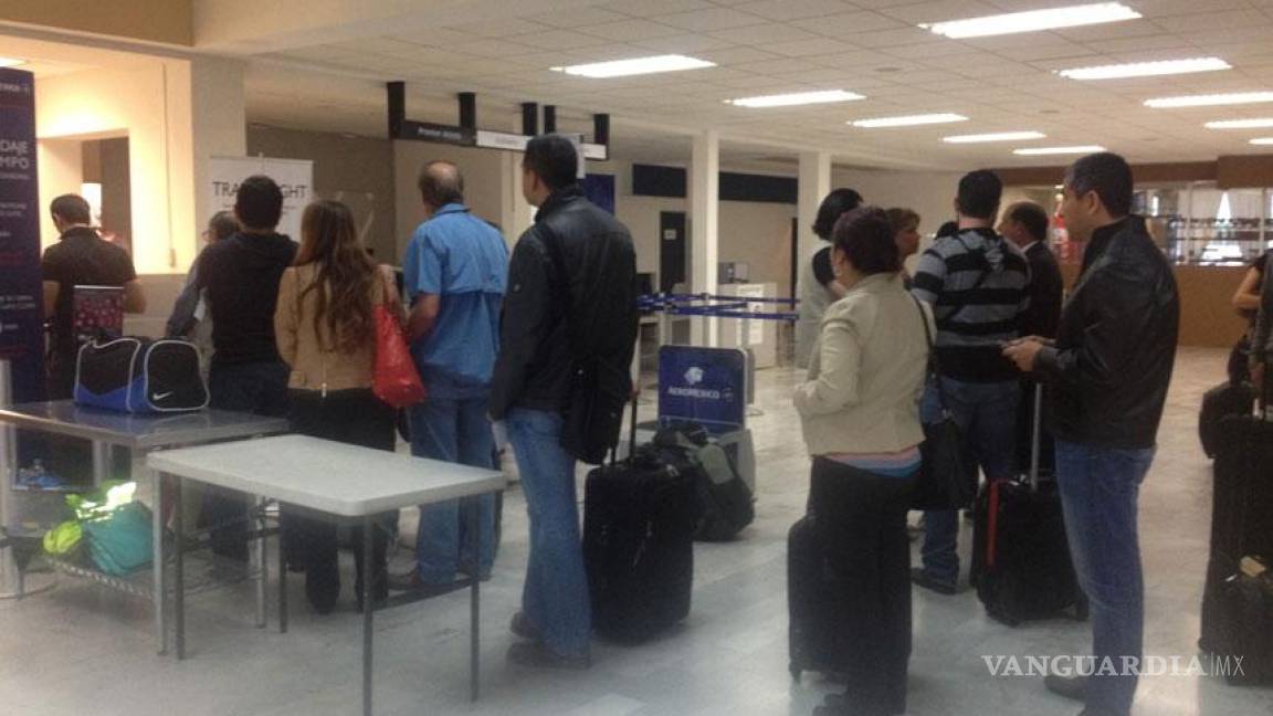 Aeroméxico cancela vuelos matutinos en Saltillo