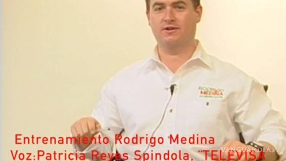 Video exhibe a Rodrigo Medina en clases de actuación en Televisa