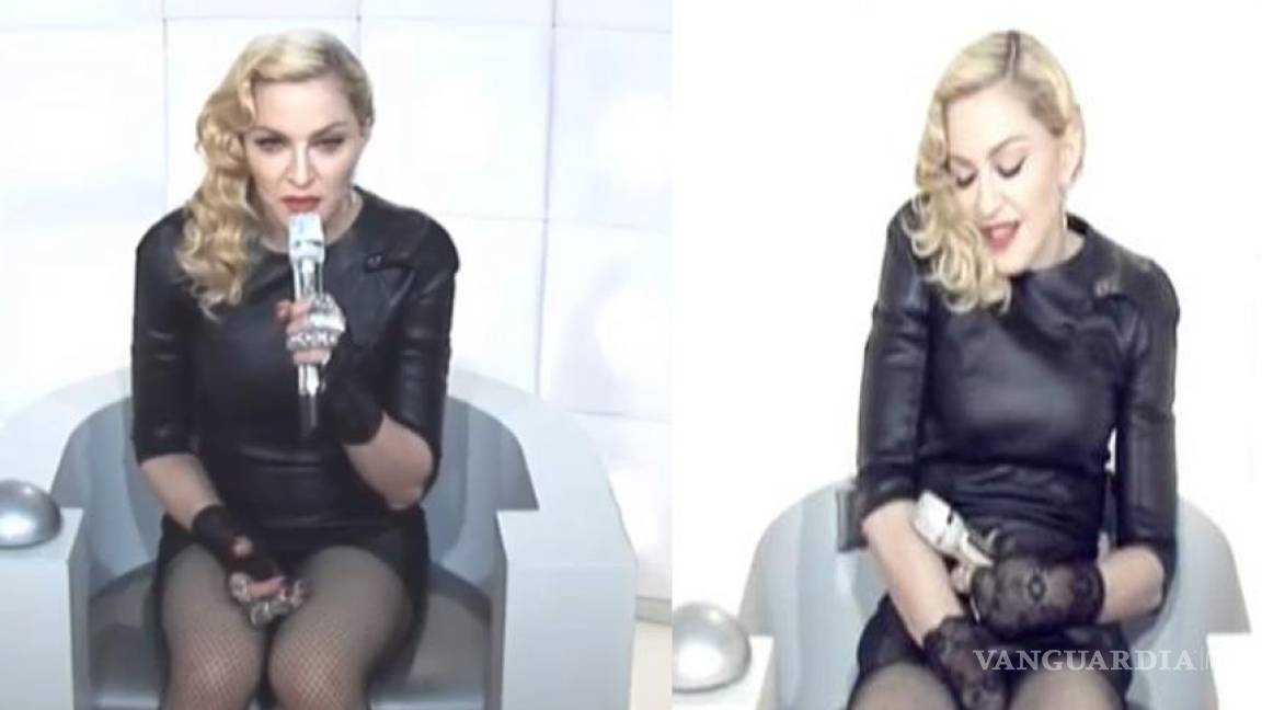 Madonna simula tocar sus zonas íntimas en entrevista