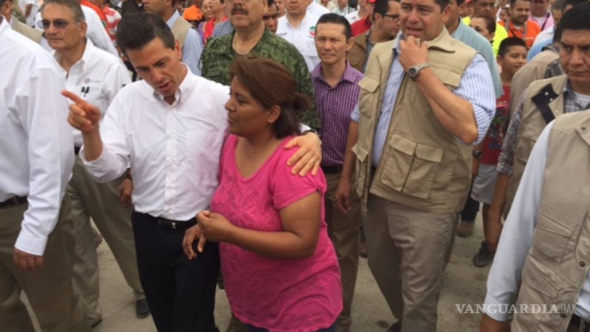 Regresará EPN para supervisar la reconstrucción de la zona de desastre en Acuña