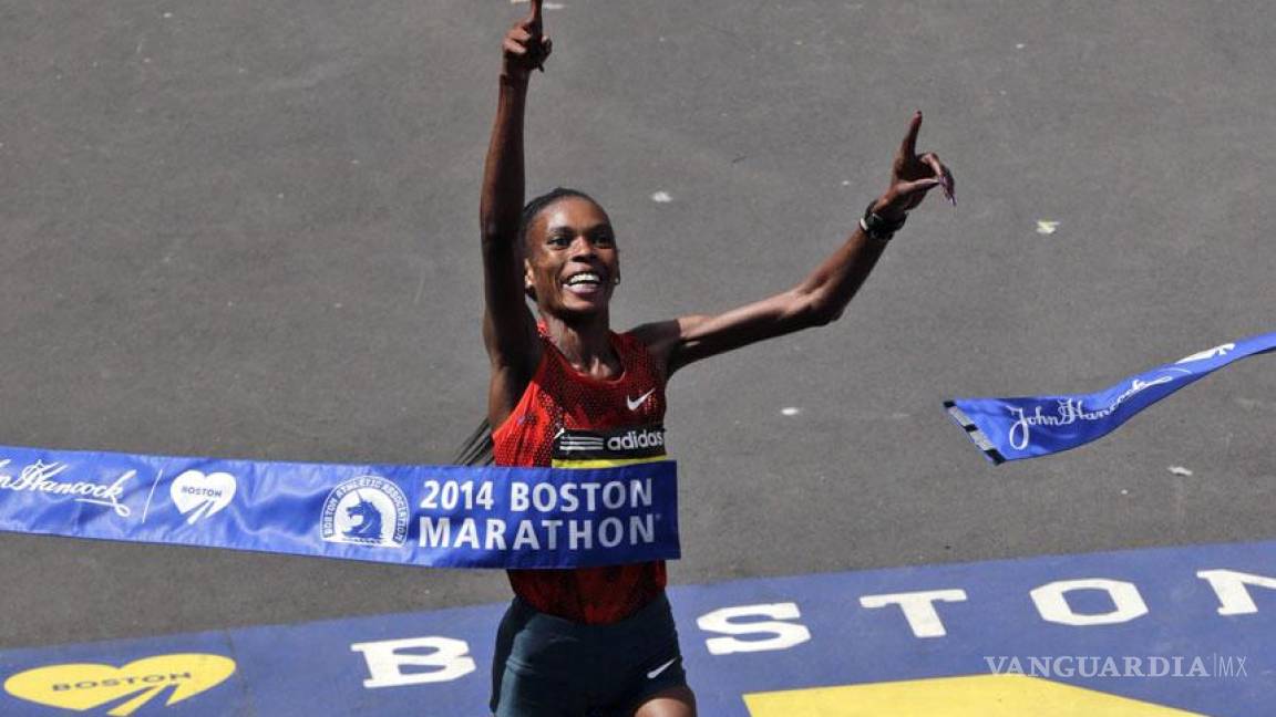Rita Jeptoo, ganadora de el Maratón de Boston