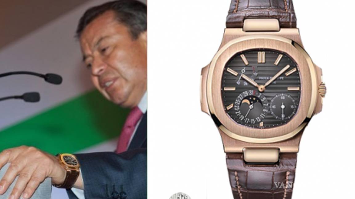 César Camacho luce reloj de 600 mil pesos
