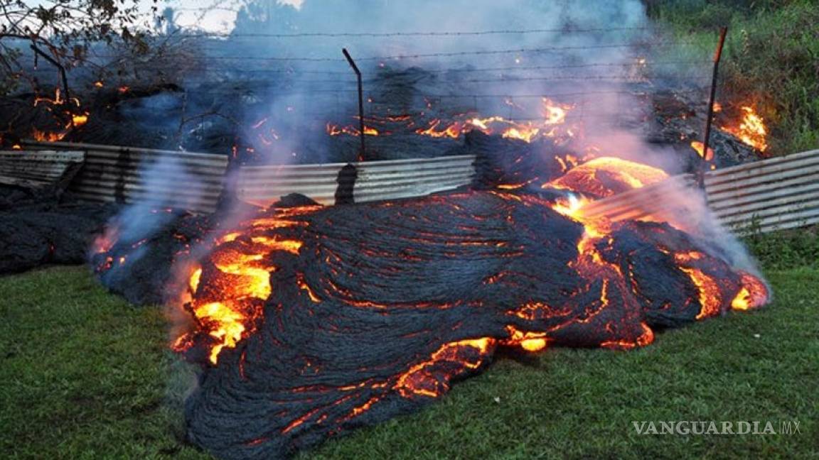 La lava sigue avanzando en Hawaii