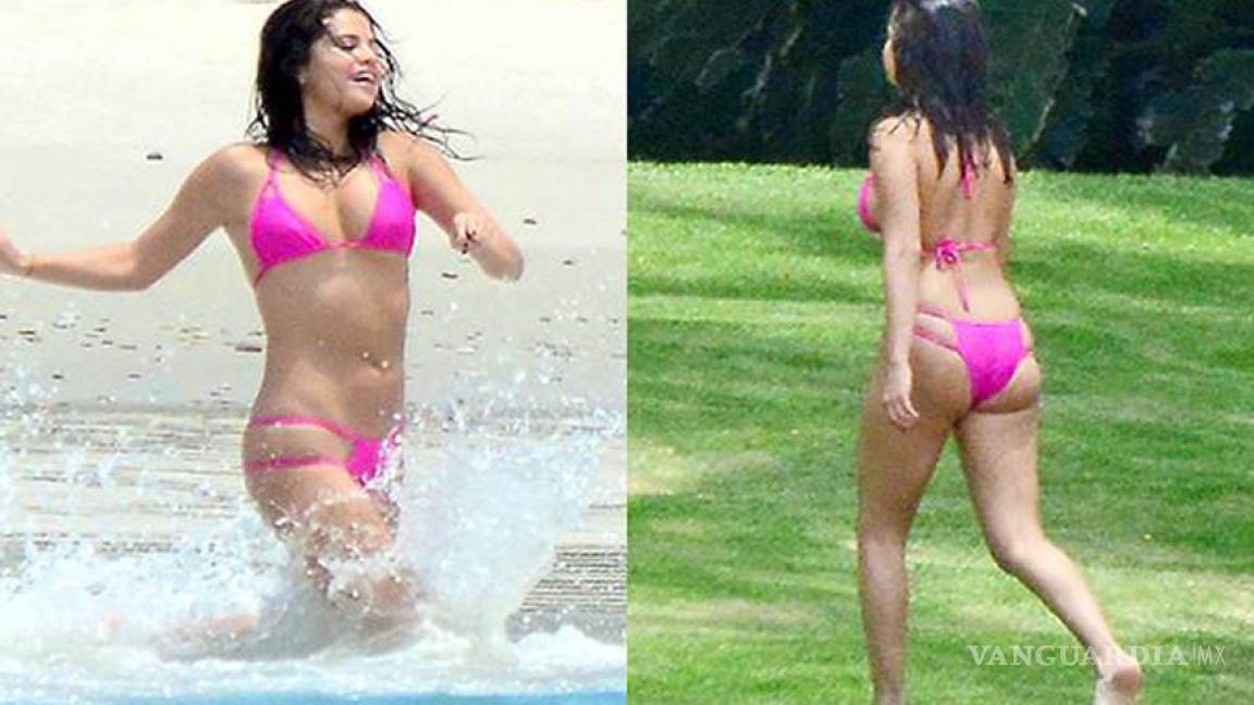 Selena Gomez luce su cuerpo en México