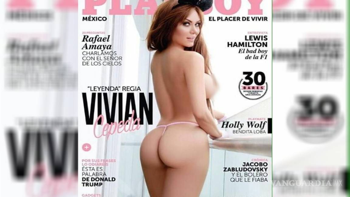 Vivian Cepeda infarta en portada Playboy