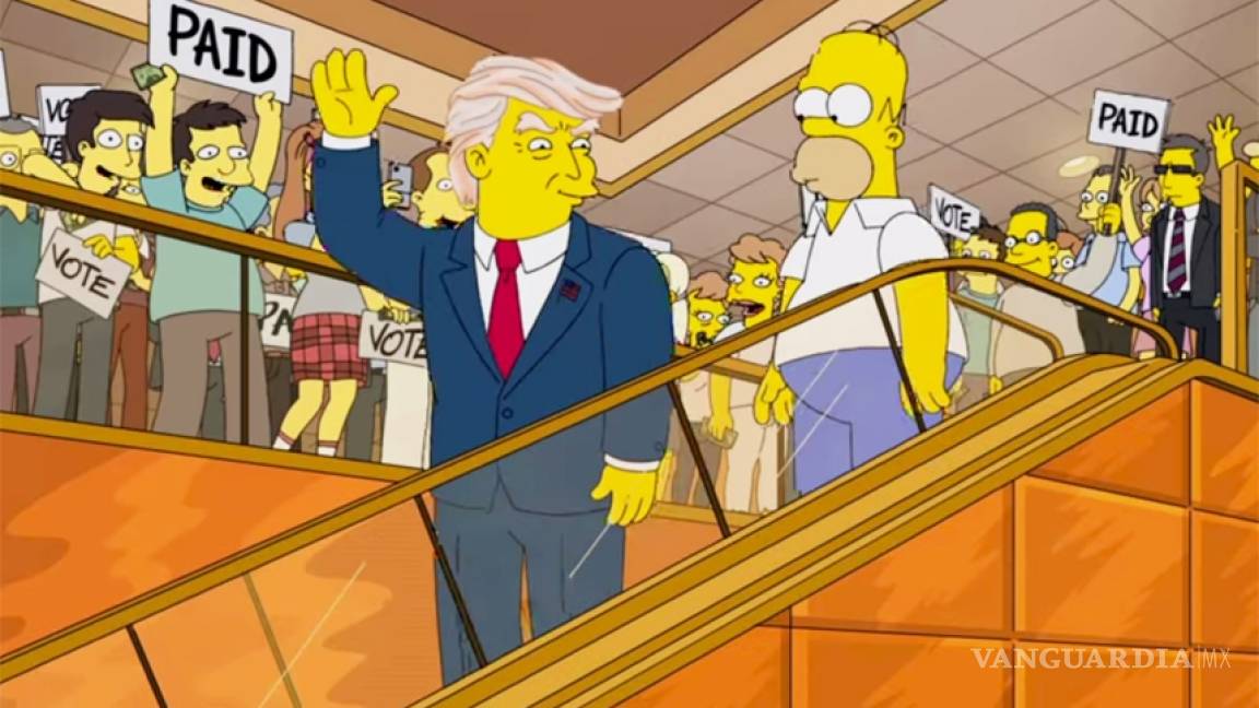 'Los Simpsons' predicen que Trump será presidente de EU