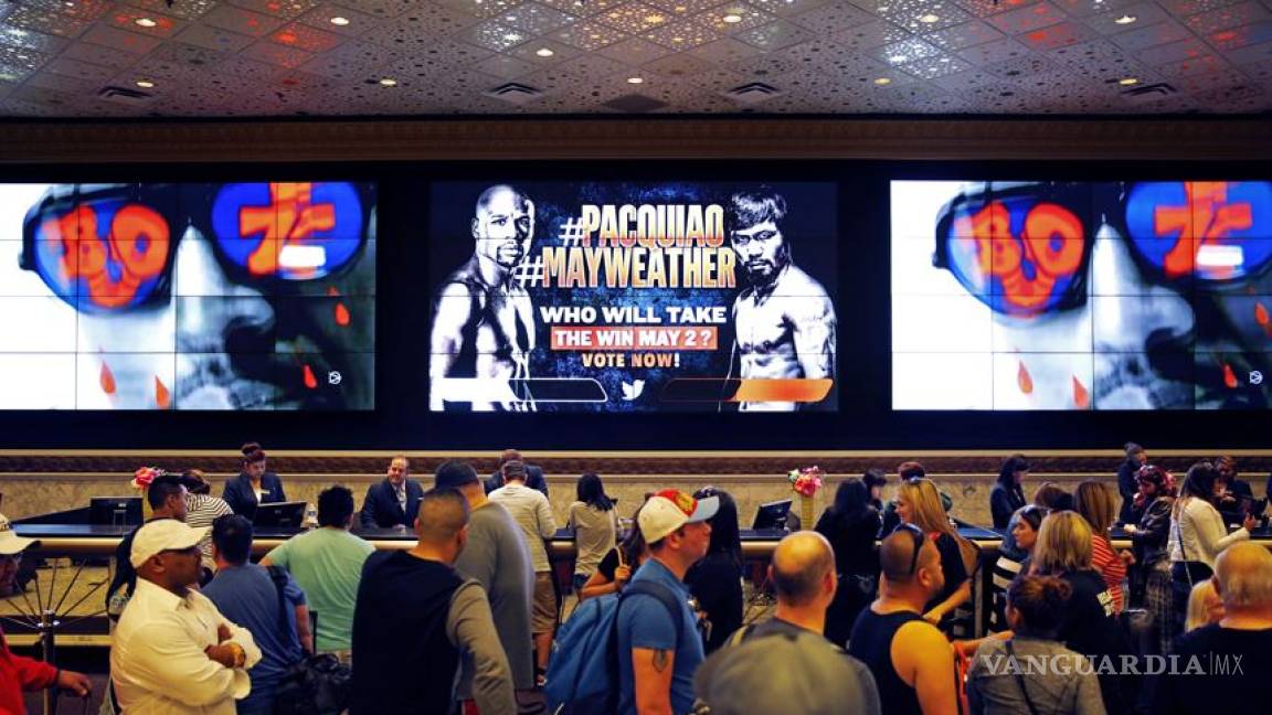 Las Vegas espera enormes ganancias por Mayweather-Pacquiao