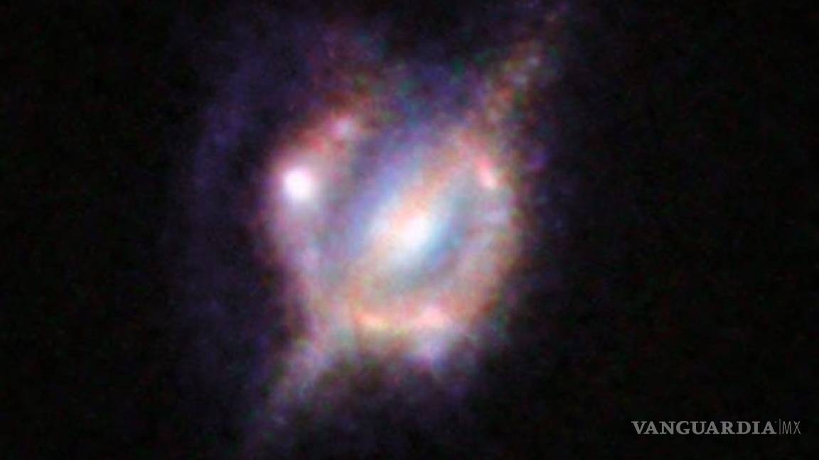 Captan la imagen más nítida de una colisión de galaxias
