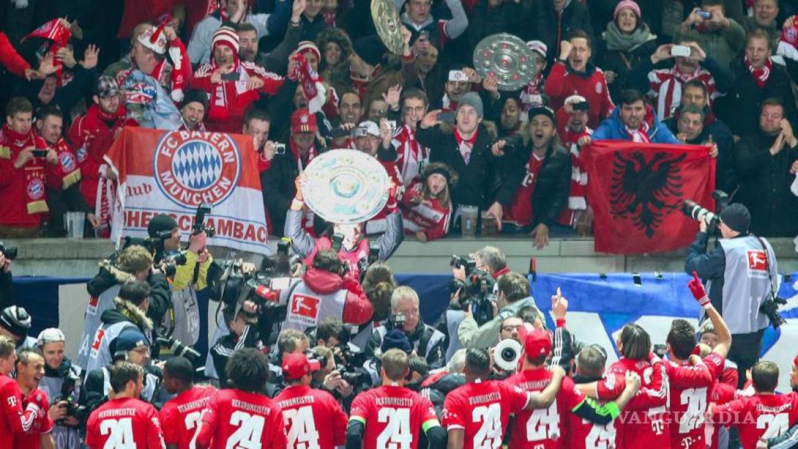 Celebran en Alemania la victoria histórica del Bayern