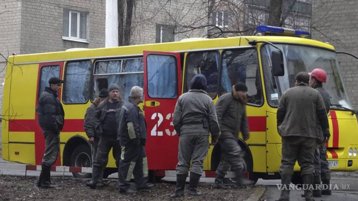 Diez muertos y varios desaparecidos por explosión de mina en Ucrania