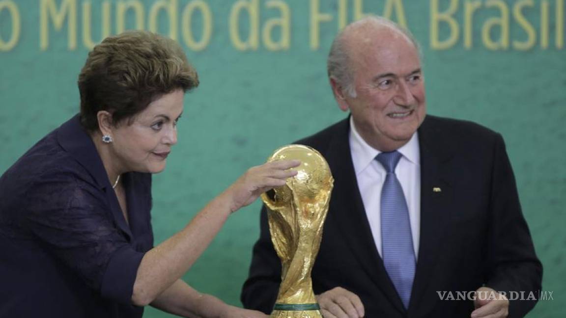 Blatter y Rousseff prometen el mejor Mundial de la historia