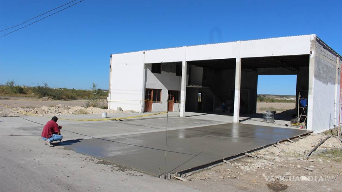Avanza construcción de nueva central de Bomberos en Sabinas