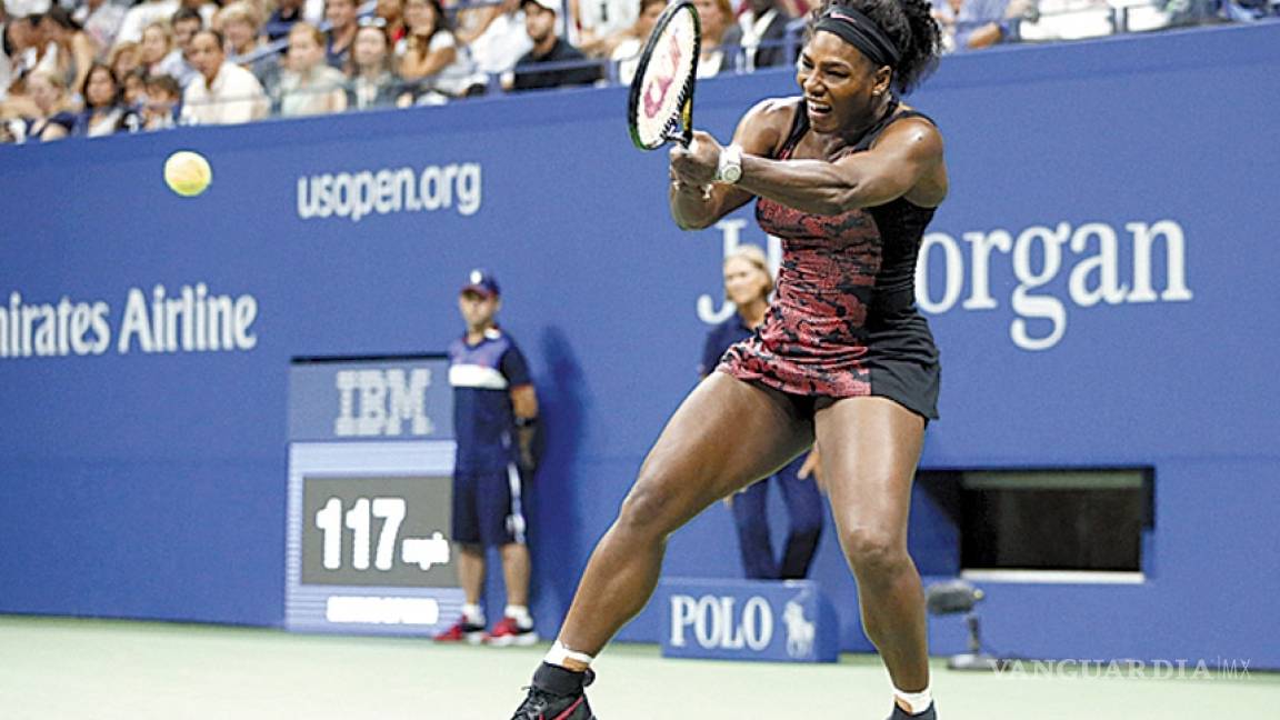 Con apuros, pero Serena se ubica en tercera del US Open
