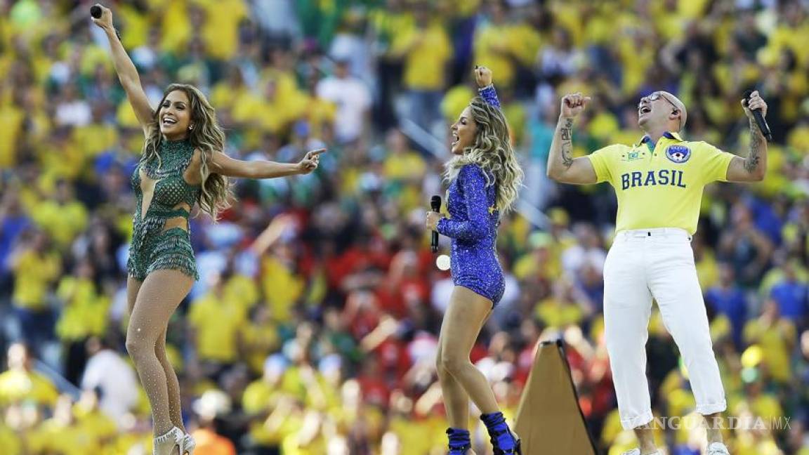 Jennifer Lopez y Pitbull inauguran Mundial de Brasil 2014