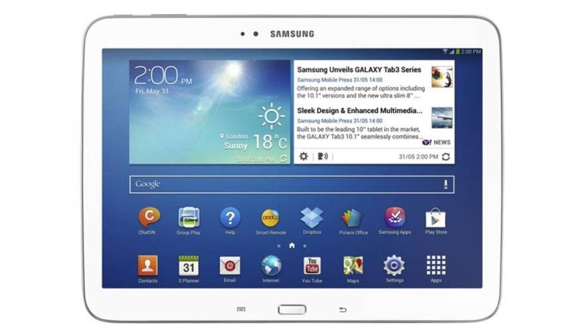 Nuevas tabletas de Samsung se parecen a los Galaxy