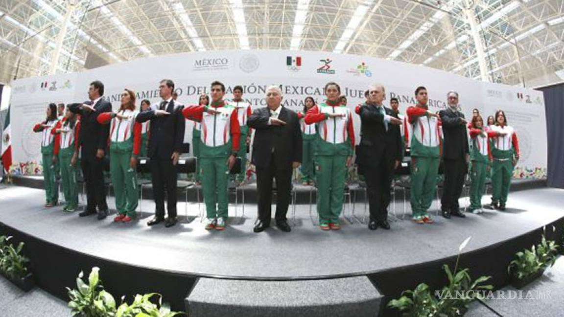 Abanderan a atletas mexicanos rumbo a Panamericanos