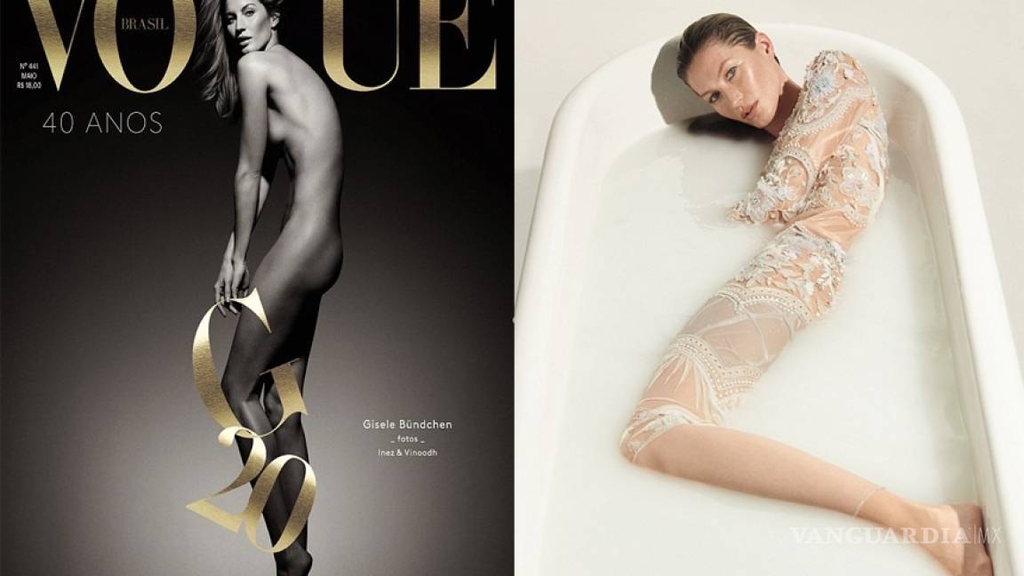 Gisele Bündchen se desnuda para Vogue Brasil