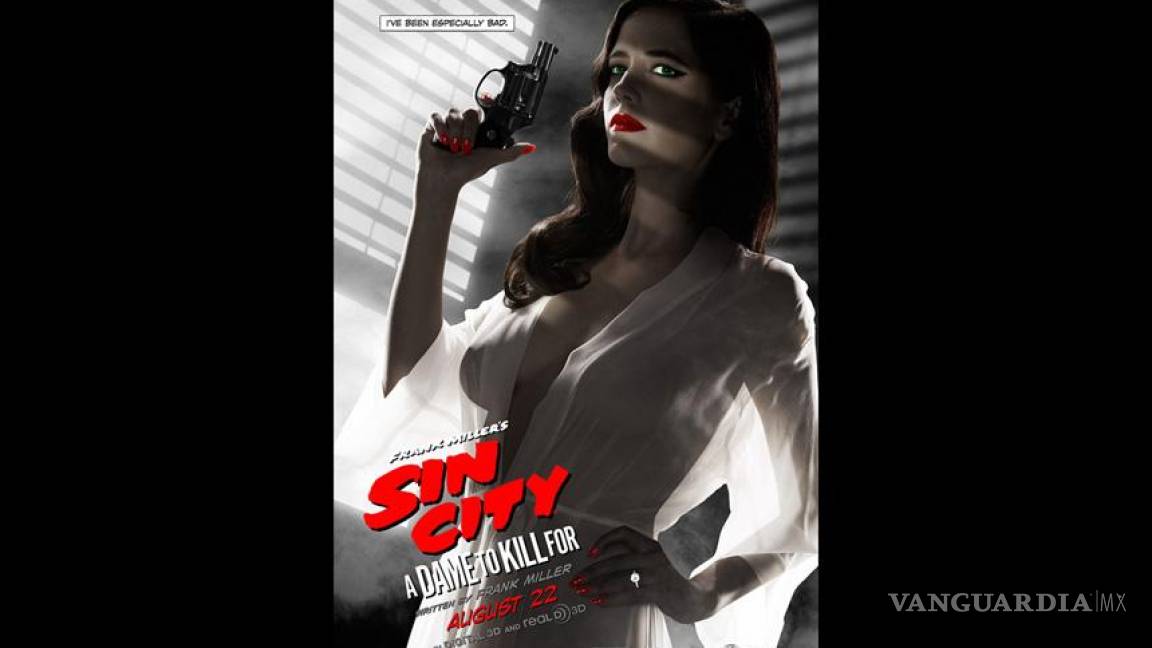 Censuran a Eva Green, por salir semidesnuda en póster de 'Sin City 2'