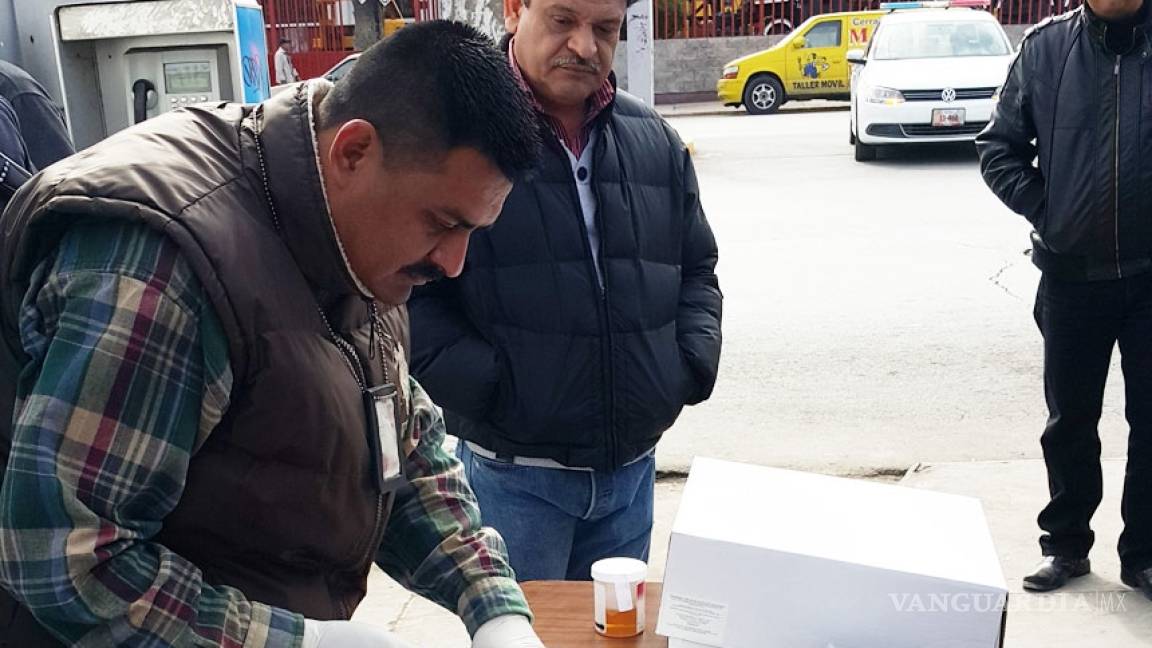 Realizan antidoping a choferes del transporte público de Torreón