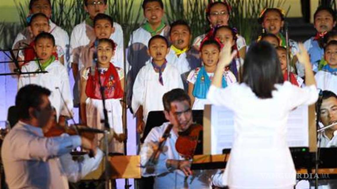 Coro de niños del Totonacapan, expresión visible de la tradición