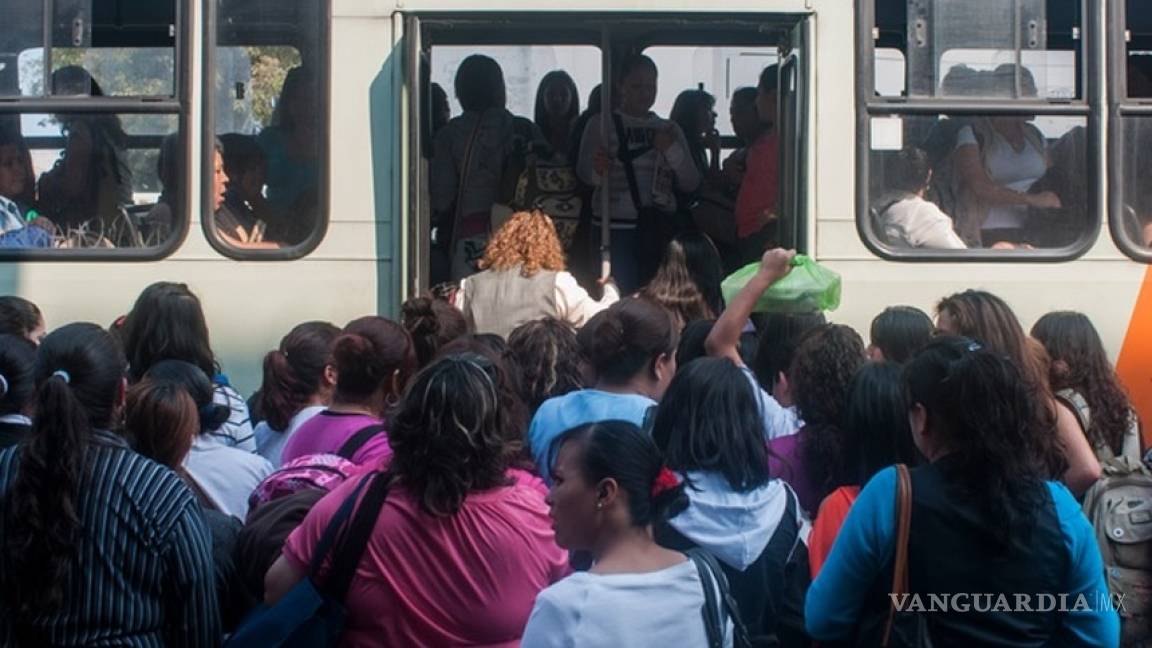 DF tiene primer lugar en acoso a mujeres en transporte público