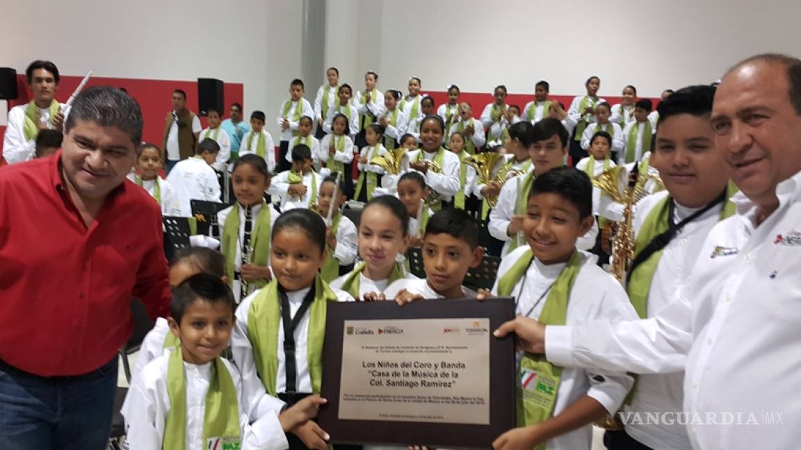 Apoyará Gobierno del Estado orquesta de niños de colonia de Torreón