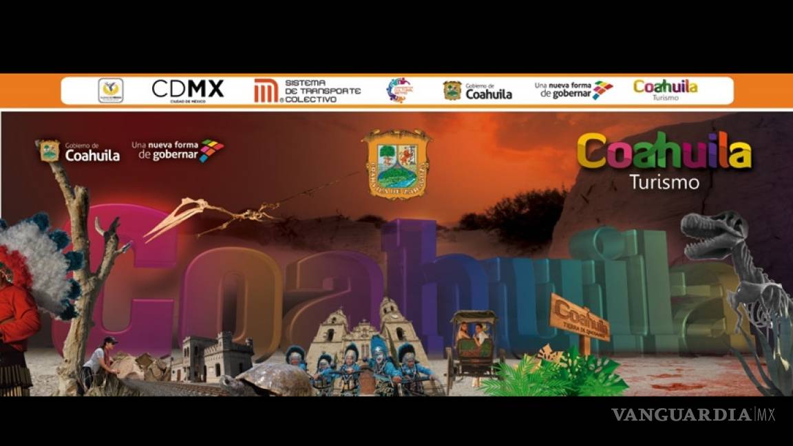 Promocionarán a Coahuila en el Metro de la Ciudad de México