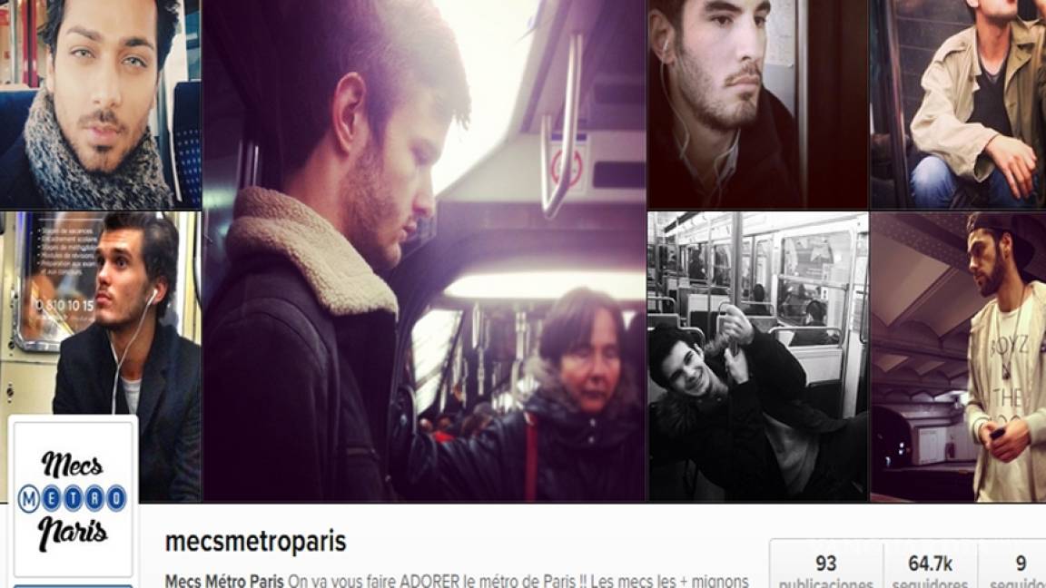 Instagram exhibe a los chicos más guapos del Metro de París