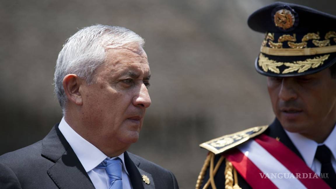 Comisión en Guatemala pide fin de inmunidad de Pérez Molina