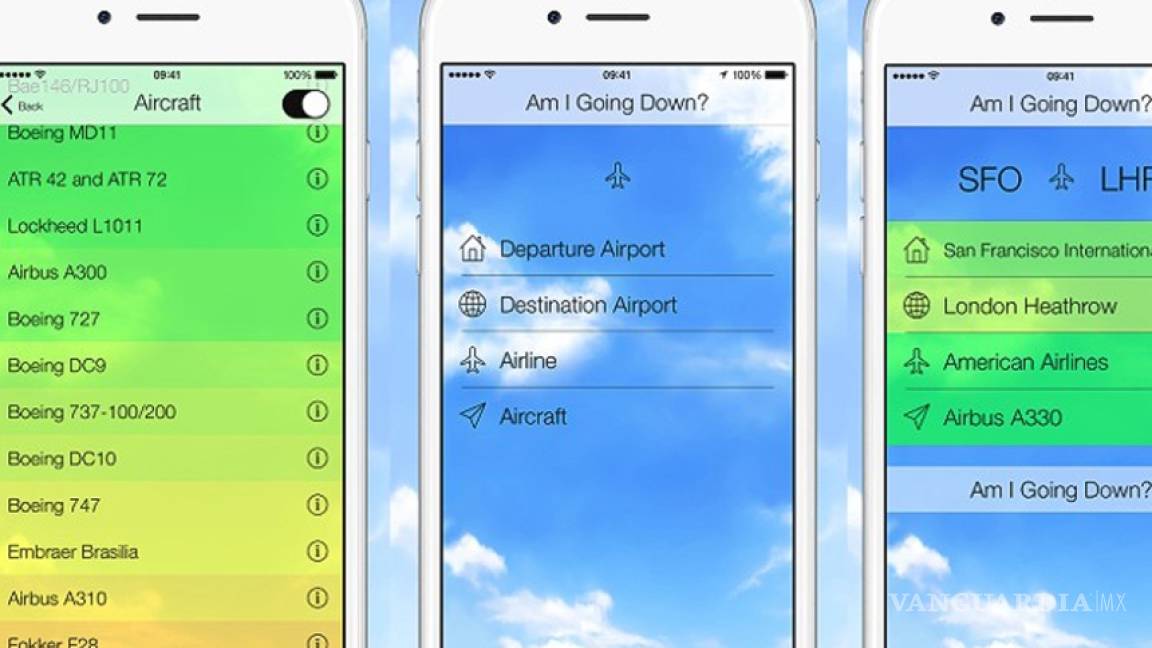 Crean 'app' para calcular probabilidad de accidentes aéreos