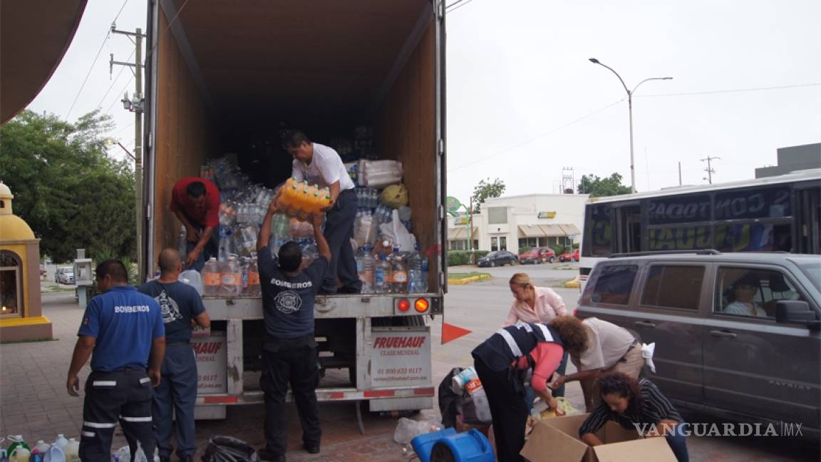 Envían 10 toneladas de ayuda a damnificados de Ciudad Acuña