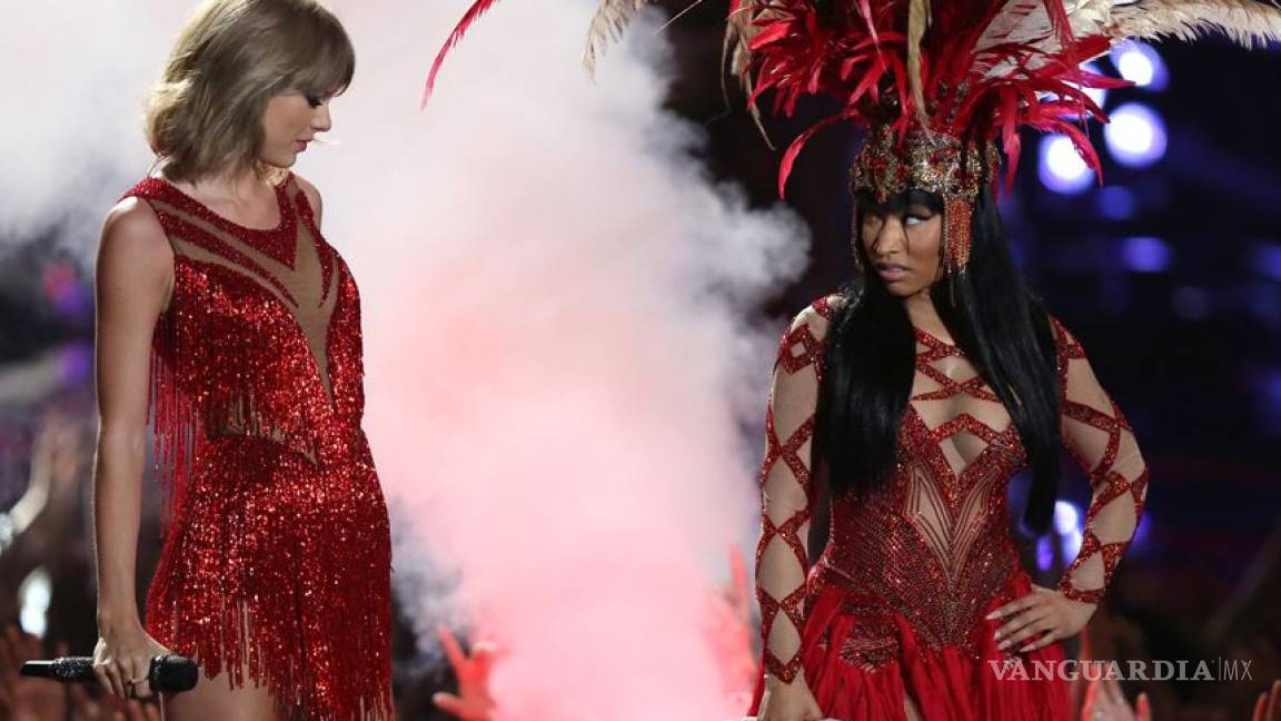 Nicki Minaj y Taylor Swift cantan juntas en los MTV Video Awards
